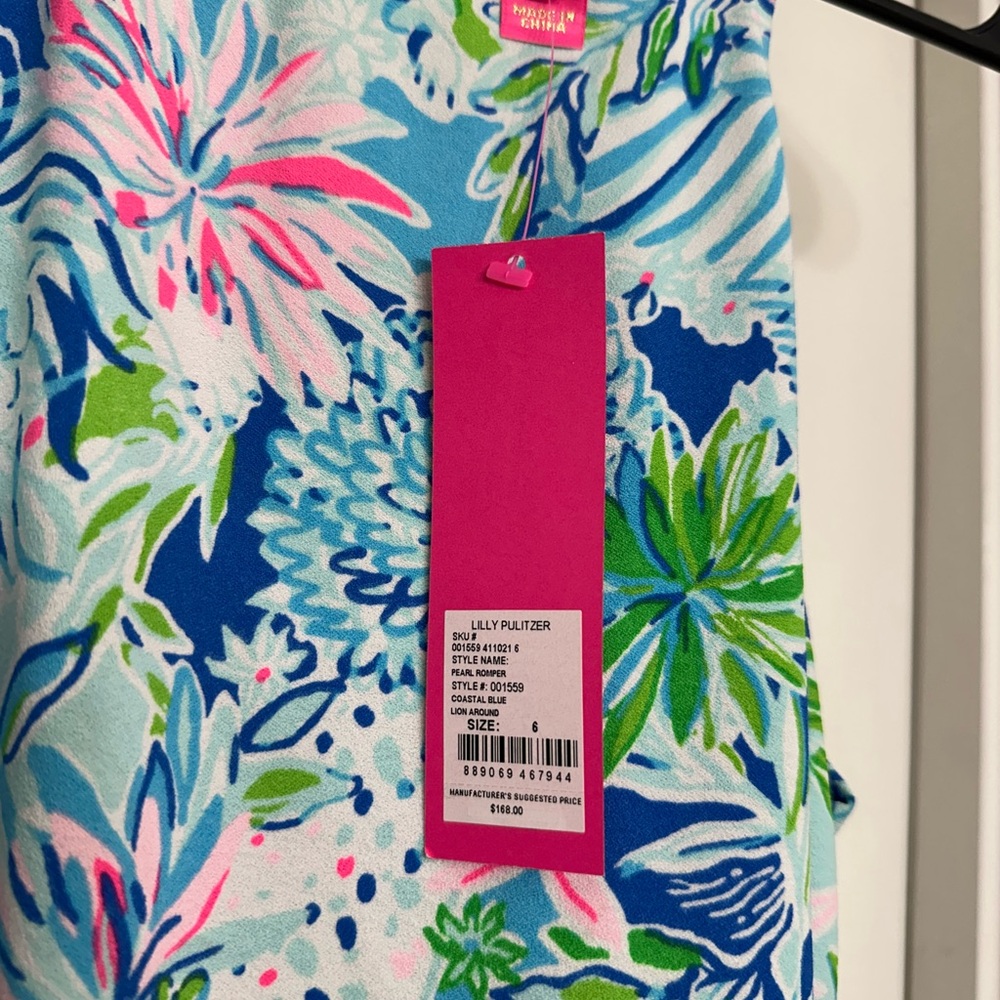 Lilly Pulitzer Floral Halter Dress - Picture 2 of 3